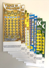GRATTA E VINCI-LOTTO DI 36(18 coppie) DI "000" e 011,014,029 ECC.. SOL0 CAB