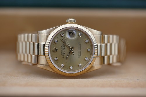 Rolex 68278 champagne diamond - rolex,