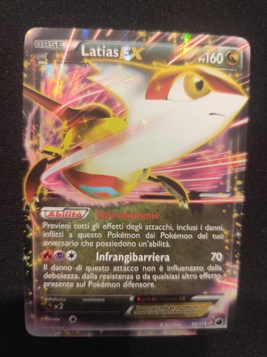 Carta pokémon psa latias - pokémon, ex