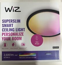 WiZ Plafoniera SuperSlim Smart,Luce Bianca/Colorata, SpaceSense,ControlloVocale