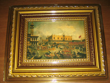 CANALETTO Stampa su Tela Canvas Quadro con cornice e Certificato Garanzia  NUOVO