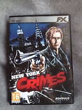 Gioco New York Crimes pc nuovo originale FX