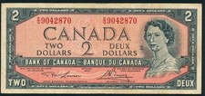 CANADA  BANCONOTA 2 DOLLARI