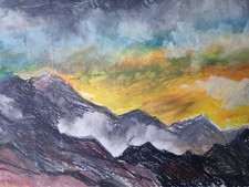 Disegno pastello Snowden Range