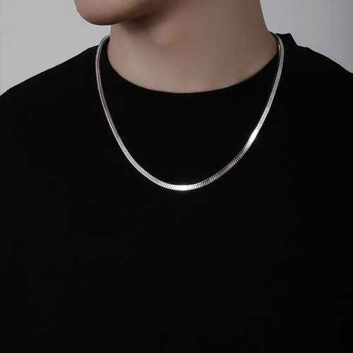 Collana acciaio titanio - collana,
