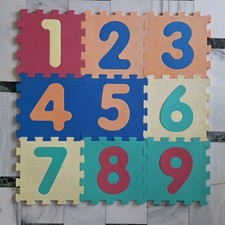 Tappeto puzzle per bambini con numeri
