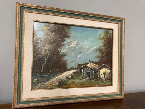 Antico paesaggio montagna - paesaggio,