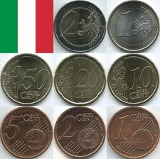 Monete euro Italia dal 2002 al