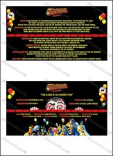 Williams Funhouse 1990 Cartes