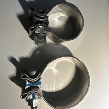 Fascette Terminali HARLEY DAVIDSON M8 TOURING EXHAUST CLAMPS LEFT & RIGHT 17-23