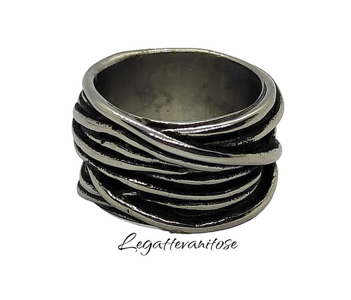 Anello acciaio 316l filo - ,