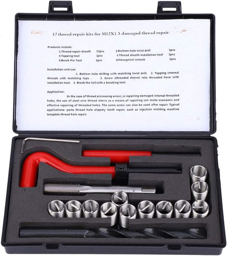 Pezzi m12x1 kit di - m12x1.5,