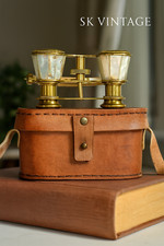 Antico binocolo vintage per