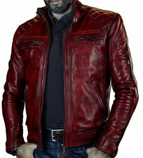 Giacca Moto Uomo Pelle Vera
