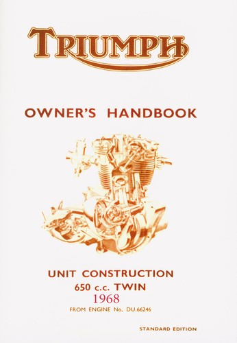 Triumph owners handbook - triumph,