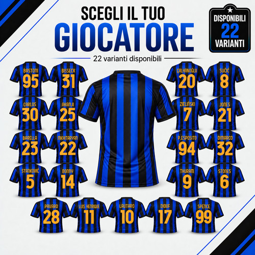Maglia inter 2026 2027 - maglia, replica