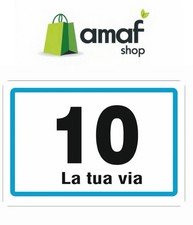 Targhetta Numero Civico