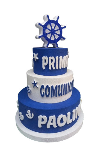 Prima comunione torta piani - 4,