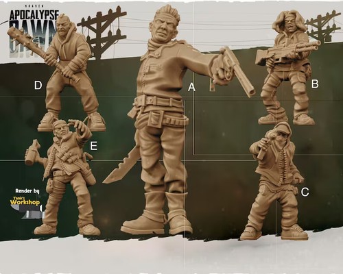 Street gang 32mm scale - -,
