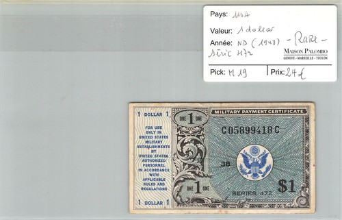 Biglietto usa 1 - 1, dollaro