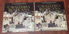 LE GRANDI OPERE LIRICHE MASCAGNI CAVALLERIA RUSTICANA 2 DISC 33 GIRI FABBRI 1969