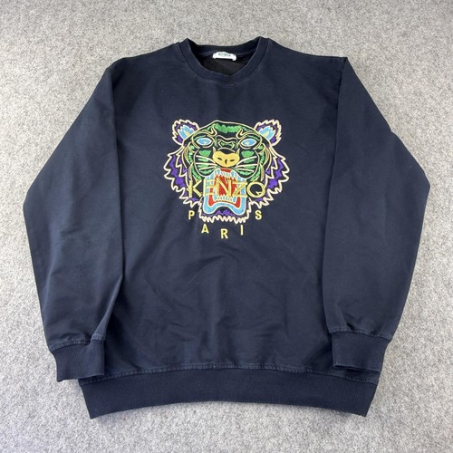 Kenzo felpa uomo media - uomo, nera