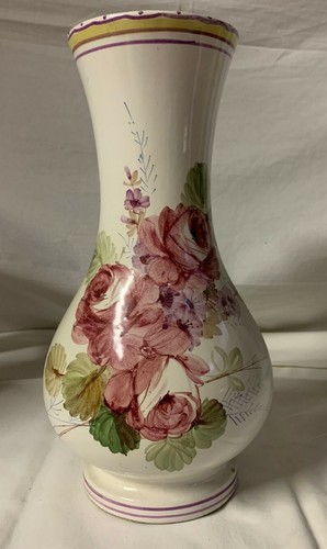 Vaso fiori ceramica motivo - vaso,