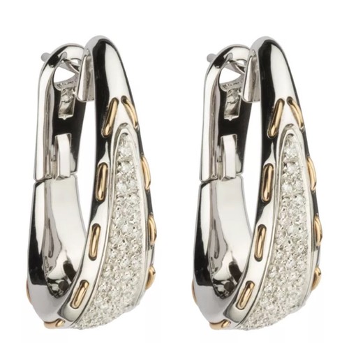 Orecchini damiani oro bianco - damiani, e