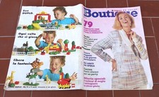 Rivista LA MIA BOUTIQUE Idee da cucire 3 del 1992 Completa con CARTAMODELLI
