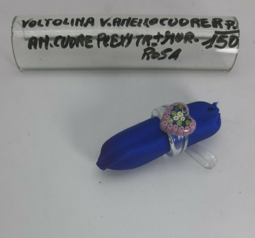 Anello cuore plexyglass - anello,