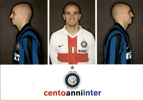 Cartolina calciatori 100 anni - calciatori,