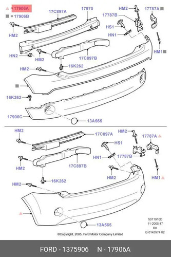 Paraurti bumper posteriore - paraurti,