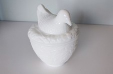 Contenitore a forma di Colomba AVON in vetro Vintage