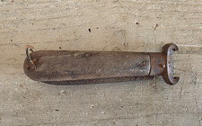 Antico Coltello da Caccia in Legno e Ferro Anni 40/50