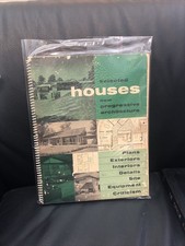 VINTAGE 1959 SELECTED HOUSES FROM PROGRESSIVE ARCHITECTURE 1st Ed MCM Designs