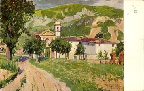 Cartolina artistica lupo - artistica,