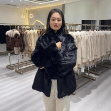 Cappotto donna pelliccia di