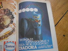 GOLDRAKE DOPOSCI DIADORA PUBBLICITA' SU TOPOLINO 1979