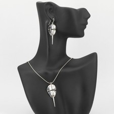 Set orecchini collana granchio