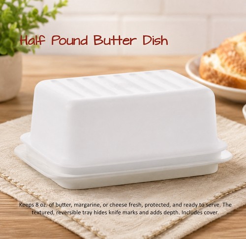 Tupperware grande piatto burro