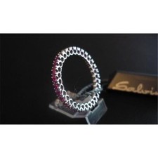Anello Veretta a giro rubini