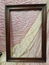 cornice anta da Teca Bacheca legno noce  Inizio XX  40.2x26.2 Luce C11 ^