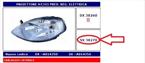 38270 51702680 faro proiettore - 51702680,