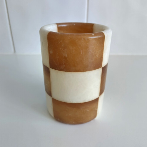 Vaso tondo alabastro - vaso,