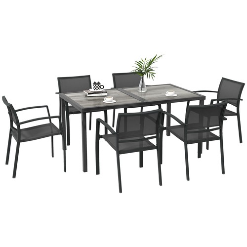 Set giardino con sedie - con, 6