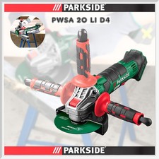 Parkside Smerigliatrice Angolare a Batteria Ricaricabile 20 V PWSA 20 LI D4