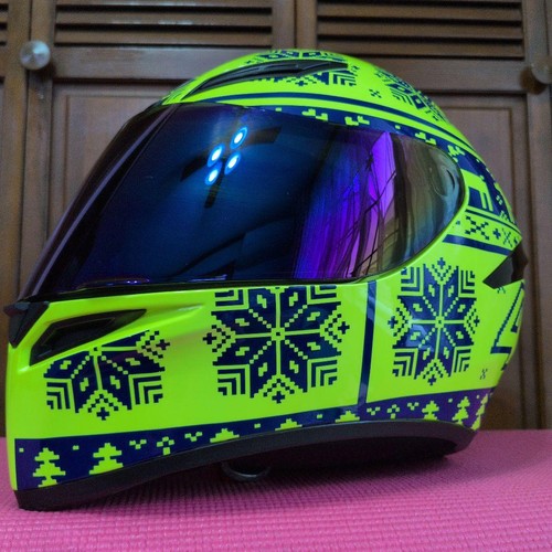 Agv full face helmet neon - helmet,