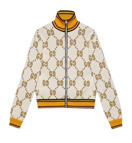 Gucci giacca bomber jacquard - gucci,