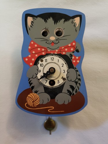Orologio pendolo gatto - a,