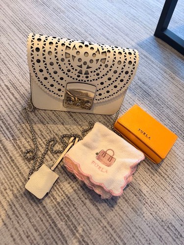 Borsa tracolla furla bianca - borsa,